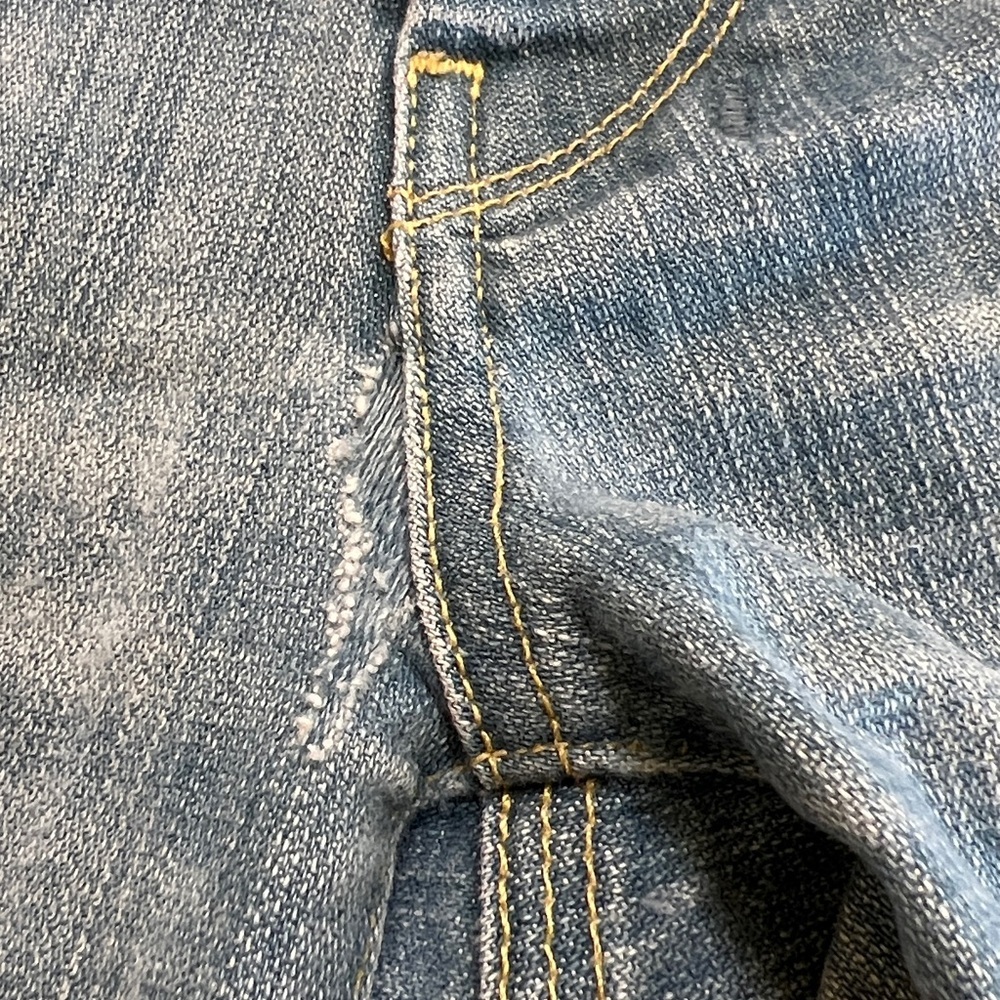 Citizens of Humanity Carpenter Crossroad Cropped Distressed Jeans Size 29 FLAWED - Picture 14 of 14